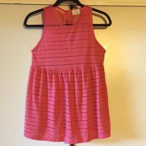 Pins & Needles Eyelet Tank